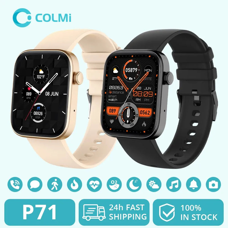 COLMI-P71 Smartwatch para homens e mulheres